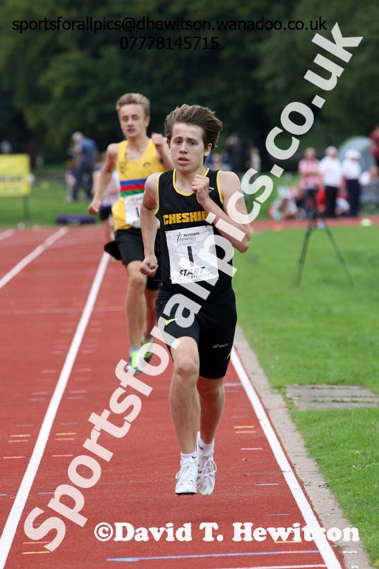 Boys 800 metres at the Northern Inter-Counties under-17s and 15s at Witton Park, Blackburn. Photo: David T. Hewitson/Sports for All Pics